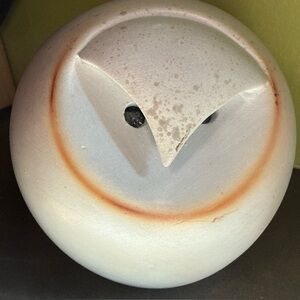 Rare Vintage Signed Chris Stiles 5in Ceramic Owl Modernist MCM Style Art Pottery